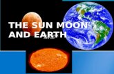 Sun: the sun is 1,392,684 Km in diameter Earth : the earth is 12,714 km in diameter Moon : the moon is 3475 km in diameter SIZE.