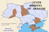 SEVEN WONDERS OF UKRAINE Made by Denis Kochka. MENU Seven wonders of Ukraine Let’s play! Goodbye!