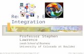 Renewable Energy Integration // Professor Stephen Lawrence Leeds School.
