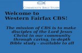 Welcome to Western Fairfax CBS! The mission of CBS is to make disciples of the Lord Jesus Christ in our community through caring, in-depth Bible study.