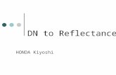 DN to Reflectance HONDA Kiyoshi. Contents Definition of NDVI Radiance Reflectance How to Calculate Radiance from DN Irradiance.
