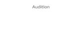 Audition. Sound Any vibrating material which can be heard.