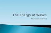Physical Science.  A wave is any disturbance that transmits energy through matter or space.  Examples: ocean waves, microwaves, sun waves, and sound.
