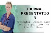 JOURNAL PRESENTATION Presentor: Ainani Aima Ismail Supervisor: Dr Lee Pui Kuan.