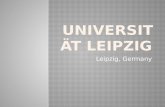 Leipzig, Germany.  Began in 1951 as a program within the University  Deutsch als Fremdsprache- DaF is their program to teach german  1968 - recognized.