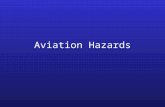 Aviation Hazards. What we must consider: forms of icing Packed snow Hoar frost Rain ice Engine / airframe icing.