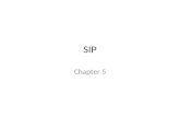 SIP Chapter 5. SIP History 1980s – first packet multimedia experiments 1992 – first IETF audio-cast 1996 – first SIP related IETF drafts Session Invitation.