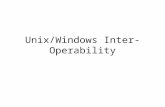 Unix/Windows Inter-Operability. What do we want? Single Username Password Access Users files (N drive) – Personal Machine – Multi-User Machines Information.