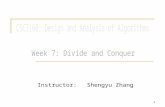 Instructor: Shengyu Zhang 1. Example 1: Merge sort 2.