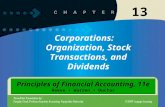 11-113-1 Corporations: Organization, Stock Transactions, and Dividends 13 Principles of Financial Accounting, 11e Reeve Warren Duchac.