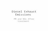 Diesel Exhaust Emissions PM and NOx After treatment.