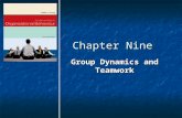 Chapter Nine Group Dynamics and Teamwork. Copyright © 2007 by Nelson, a division of Thomson Canada Limited2 Objectives After reading and studying this.