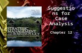 Suggestions for Case Analysis Chapter 12. Learning Objectives  Research the case situation as needed  Analyze financial statements by using ratios and.