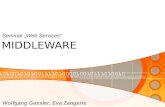 MIDDLEWARE Seminar „Web Services“ Wolfgang Gassler, Eva Zangerle.