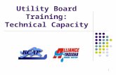 1 Utility Board Training: Technical Capacity. 2 Introduction Request for training identified Local utility boards Funders Regulators Cooperative training.