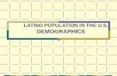 LATINO POPULATION IN THE U.S.- DEMOGRAPHICS. DEFINITION OF HISPANIC The U.S. Census uses the terms Hispanic or Latino to refer to people who come from.