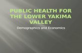 Demographics and Economics.  Monitor environmental and health status to identify and solve community environmental public health problems  Diagnose.