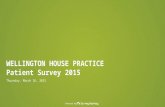 Powered by WELLINGTON HOUSE PRACTICE Patient Survey 2015 Thursday, March 26, 2015.
