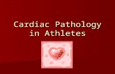 Cardiac Pathology in Athletes. Sudden Death About 25 young patients die each year nationally in sudden-initially unexplained deaths on the field in all.