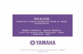 Center for Advanced Sound Technologies, Yamaha Corporation VOCALOID Commercial singing synthesizer based on sample concatenation Hideki Kenmochi, Hayato.