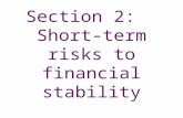 Section 2: Short-term risks to financial stability.