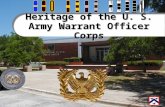 June 2004 1-1 Heritage of the U. S. Army Warrant Officer Corps.