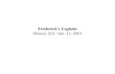 Frederick’s Exploits History 323 / Jan. 11, 2013.