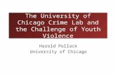 The University of Chicago Crime Lab and the Challenge of Youth Violence Harold Pollack University of Chicago.