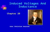 Induced Voltages And Inductance Chapter 20 Hans Christian Oersted.