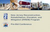 New Jersey Reconstruction, Rehabilitation, Elevation, and Mitigation (RREM) Program Pre-Bid Conference.