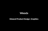 Woods Edexcel Product Design: Graphics. Woods Hardwoods: – Jelutong – Balsa Softwood – Pine Aesthetic Functional & mechanical properties Advantages.