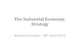 The Industrial Economy: Strategy Revision Session – 28 th April 2015.