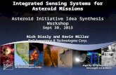 Integrated Sensing Systems for Asteroid Missions Asteroid Initiative Idea Synthesis Workshop Sept 30, 2013 Rich Dissly and Kevin Miller Ball Aerospace.