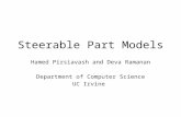 Steerable Part Models Hamed Pirsiavash and Deva Ramanan Department of Computer Science UC Irvine.