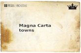 Magna Carta towns. Warmer – the Magna Carta Factual errors 1.The Magna Carta was agreed at a meeting at Runnymede on the River Thames near London, not.