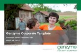 |  Dione Pompe disease Brazil Genzyme Corporate Template Presenter Name, Presenter Title Month XX, 2013.