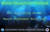 ACF Governing Board March Hydromet Briefing.