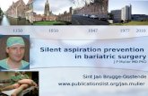 J P Mulier MD PhD Silent aspiration prevention in bariatric surgery J P Mulier MD PhD Sint Jan Brugge-Oostende  1150.