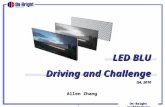 1 On-Bright confidential LED BLU Driving and Challenge Q4, 2010 Allen Zhang.