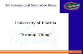 University of Florida “Swamp Thing” 9th International Submarine Races.