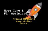 Nose Cone & Fin Optimization Tripoli Minnesota Gary Stroick January 2011.