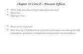 Chapter 13 Cont’d – Pressure Effects More curves of growth How does the COG depend on excitation potential, ionization potential, atmospheric parameters.