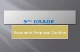 Research Proposal Outline.  Introduce your topic by:  grabbing the reader’s attention  presenting your essential question  Providing a clear thesis.