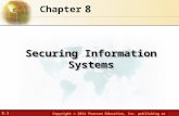 8.1 Copyright © 2014 Pearson Education, Inc. publishing as Prentice Hall 8 Chapter Securing Information Systems.