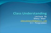 Lecture By Shery khan sherykhan186@gmail.com C++ Programmer.
