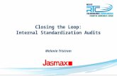Closing the Loop: Internal Standardization Audits Melanie Tristram.