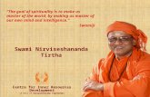 Centre for Inner Resources Development (A Unit of N arayanashrama Tapovanam) Swami Nirviseshananda Tirtha Centre for Inner Resources Development (A Unit.
