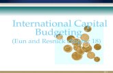 18-1  International Capital Budgeting (Eun and Resnick chapter 18)