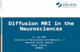 Mitglied der Helmholtz-Gemeinschaft Diffusion MRI in the Neurosciences N. Jon Shah Institute of Neuroscience and Medicine – 4 Research Centre Juelich 52425.