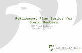 Retirement Plan Basics for Board Members MSBA Annual Conference September 27, 2014.